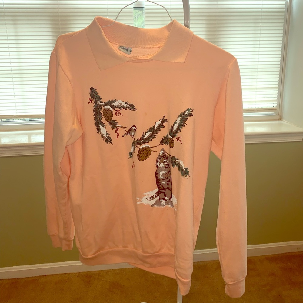 Pink Cat Snow Shirt